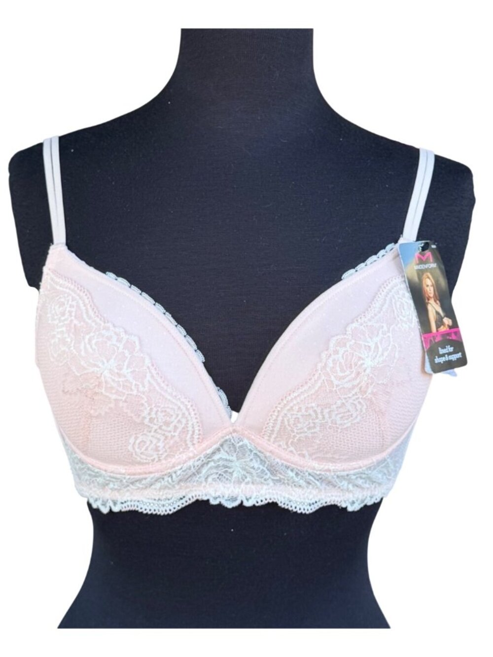 Maidenform Light Pink Pirouet Lined for Shape & Support Bra Women's Size 36B-NWT